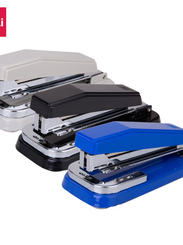 ديلي خرازة مكتبية - قياس 24/6 & 26/6 - سعة 25 ورقة - أبيض،أسود،أزرق-* - E0414